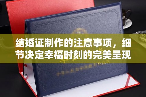 杭锦旗结婚证制作的注意事项，细节决定幸福时刻的完美呈现